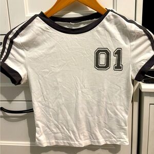 Y2K styled cropped top